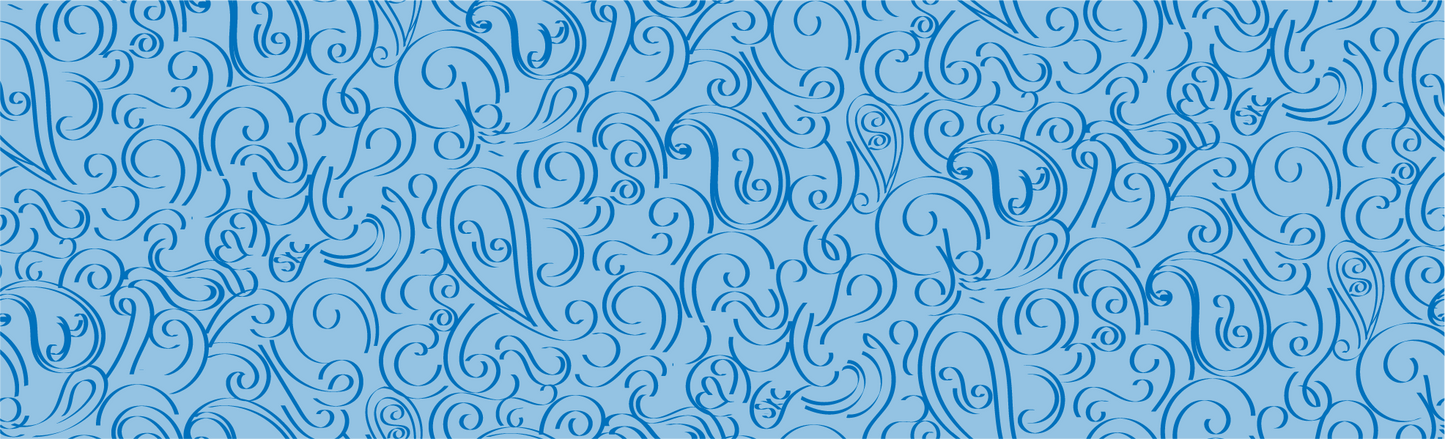 repeat Blue Paisley waves 2022 - Purchase Artwork Copyright