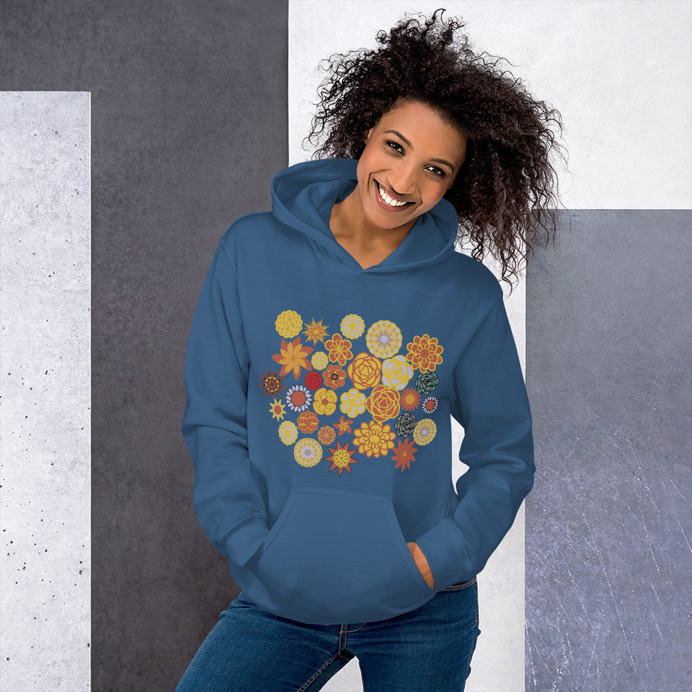 Golden Flowers Hoodie