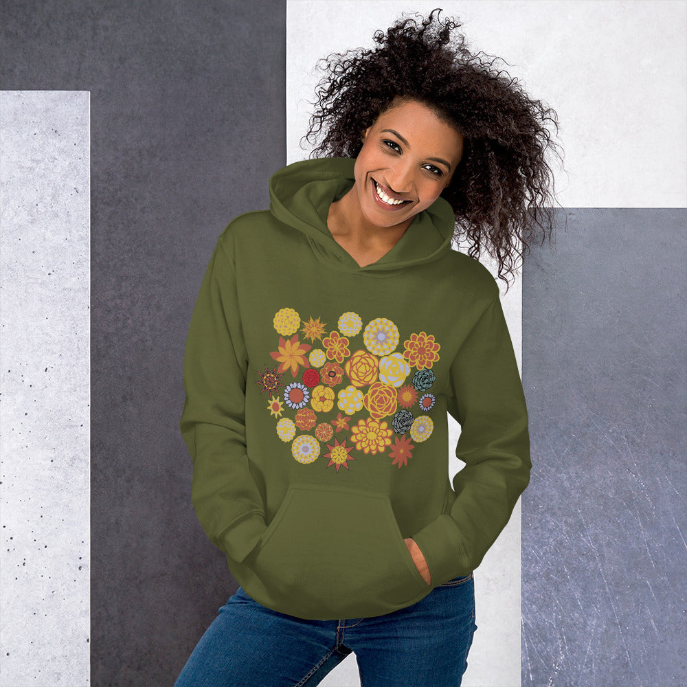 Golden Flowers Hoodie