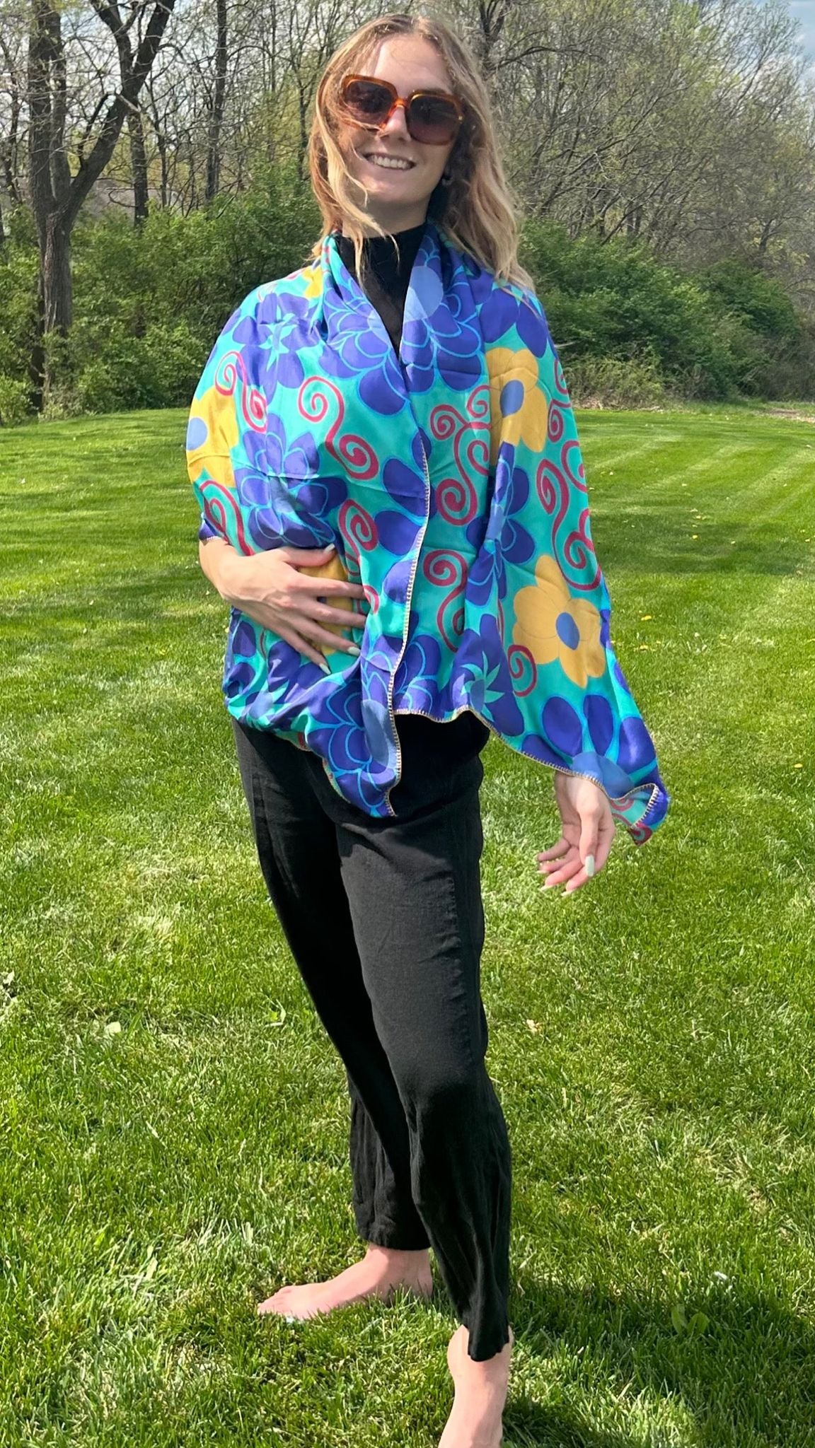 Bold & Colorful Fashion Scarves