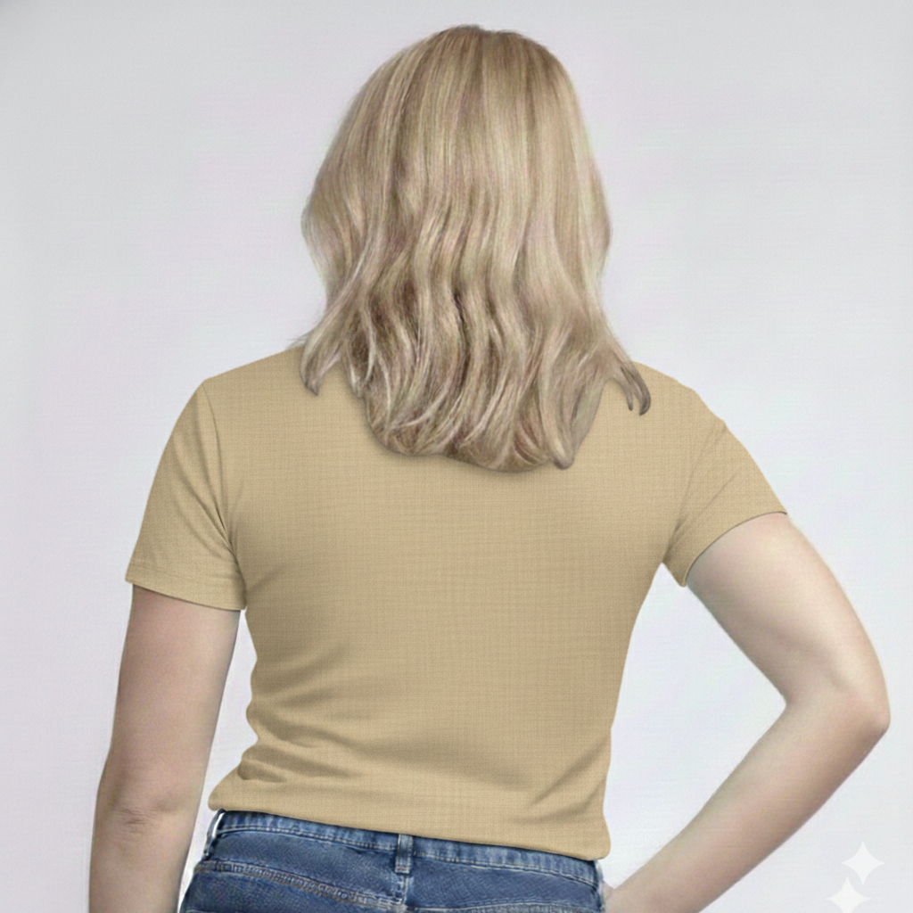 V-Neck Short Sleeve  Custom Sized T-shirt