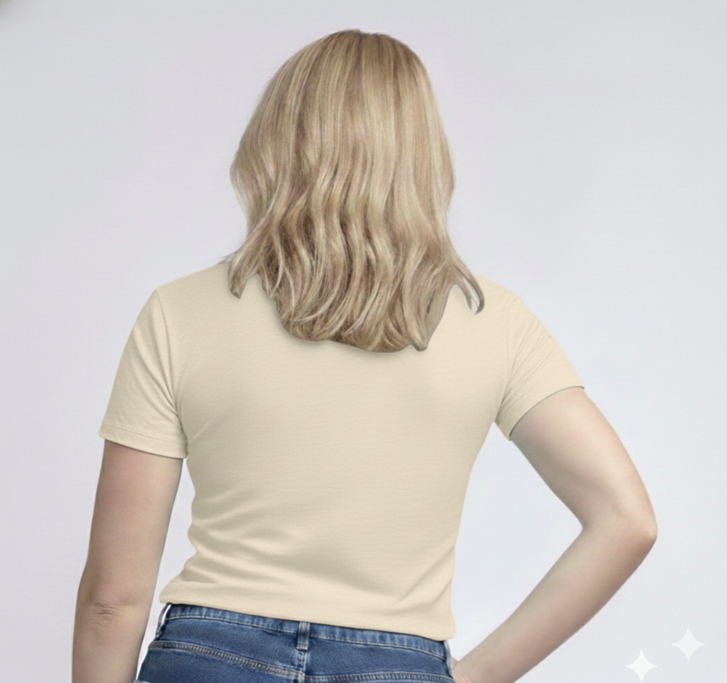 V-Neck Short Sleeve  Custom Sized T-shirt