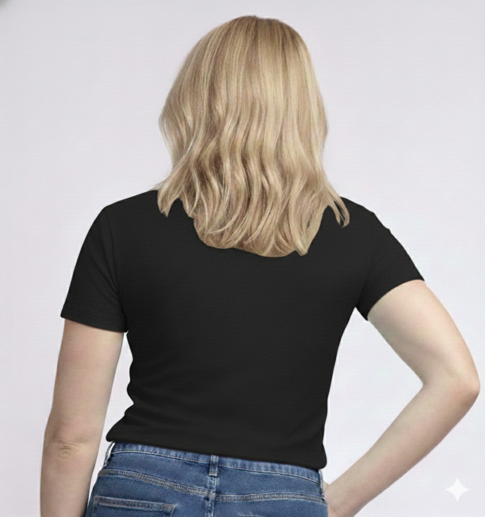 V-Neck Short Sleeve  Custom Sized T-shirt