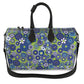 Blue lime Floral Duffle Bag