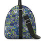 Blue lime Floral Duffle Bag