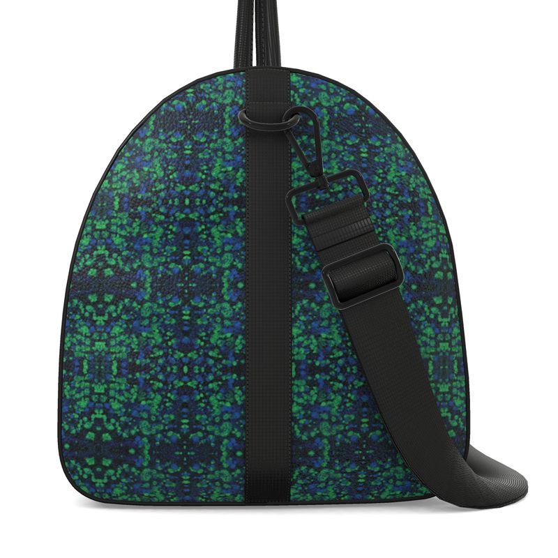 Emma's Empirical Forest  Leather Duffle Bag