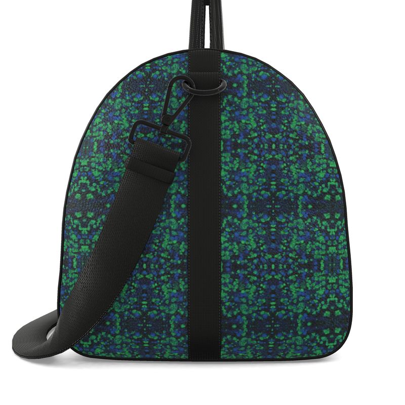 Emma's Empirical Forest  Leather Duffle Bag