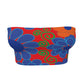 Bold Blue Flowers Bandeau Tops