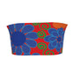 Bold Blue Flowers Bandeau Tops