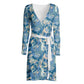 VanGo Inspired Color Palette Wrap Dress