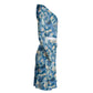 VanGo Inspired Color Palette Wrap Dress