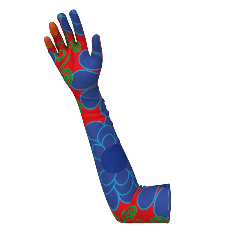 Van Go Inspired Colors Long Lycra Gloves