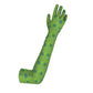 Lime Long Lycra Gloves