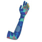 popin Buds on green Long Lycra Gloves, Opera Glvoes
