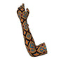 Orange Art Deco Lycra Gloves