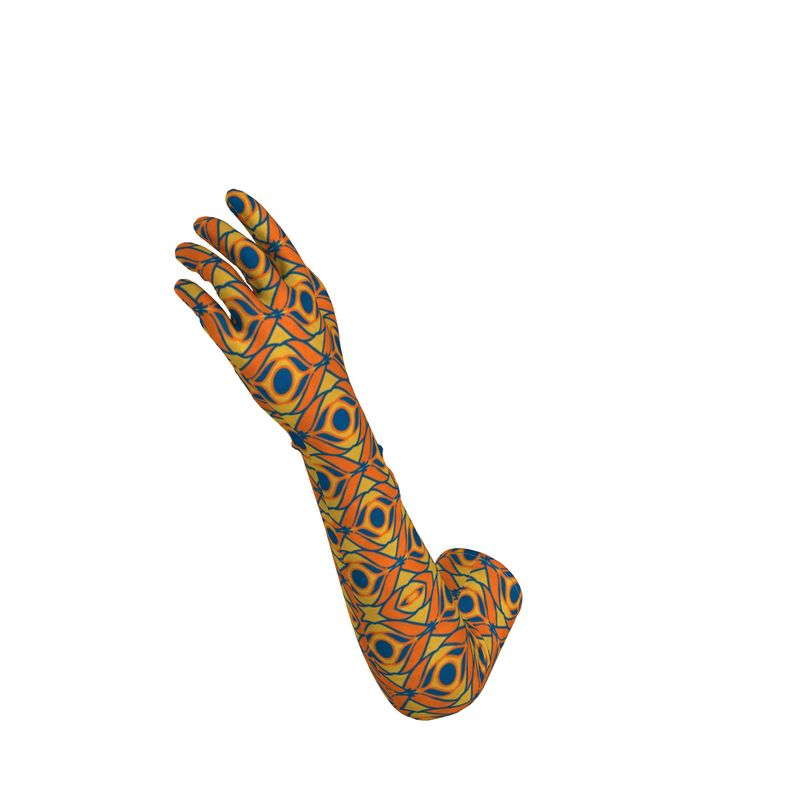 Art Deco Sereis, Eyelets Long lycra gloves