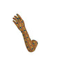 Art Deco Sereis, Eyelets Long lycra gloves