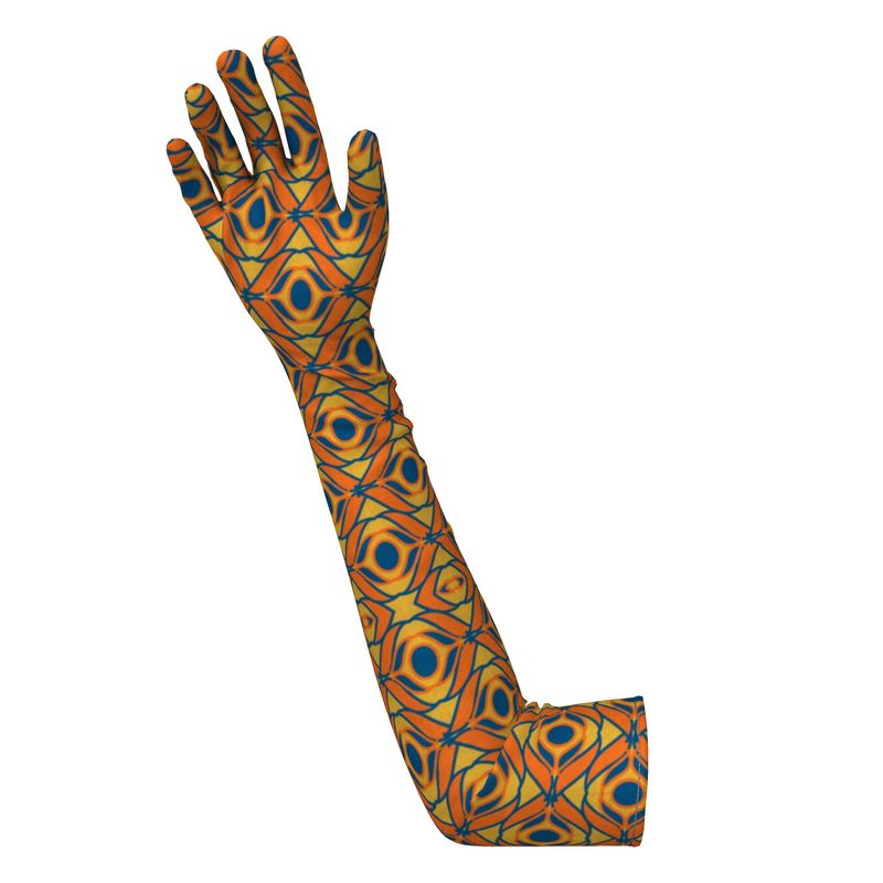 Art Deco Sereis, Eyelets Long lycra gloves