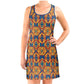 Art Deco Series Red Eye Tank Dress