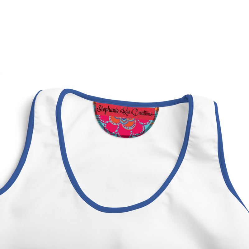 Art Deco Series Red Eye Tank Dress