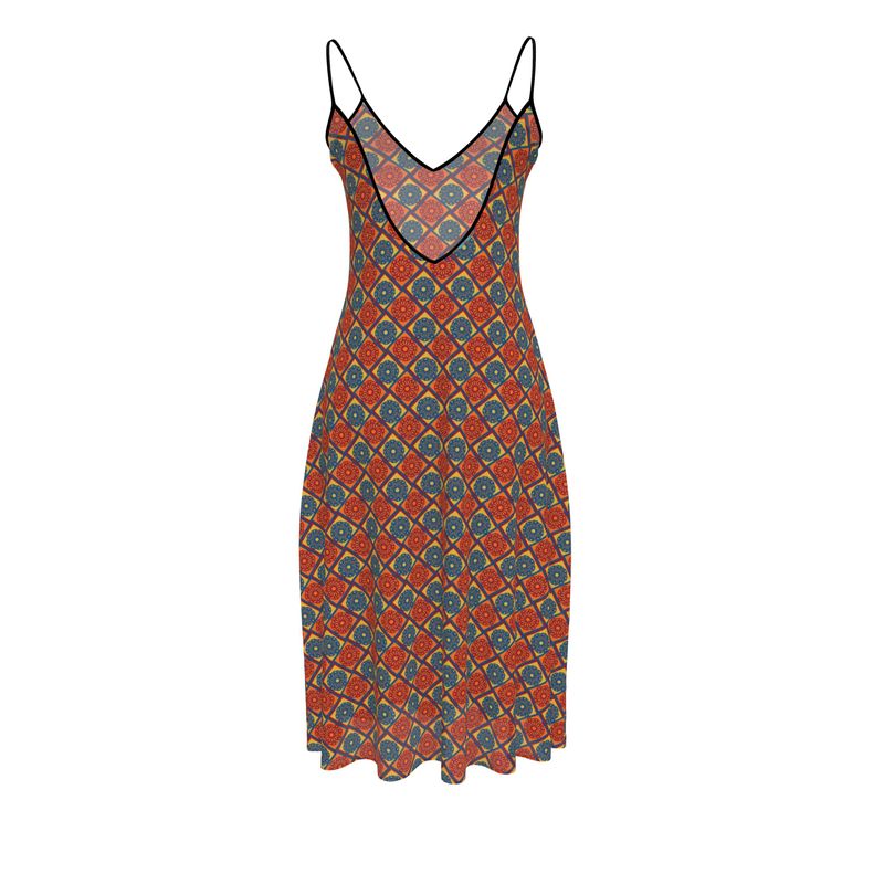 Art Deco Style Sleeveless Dress