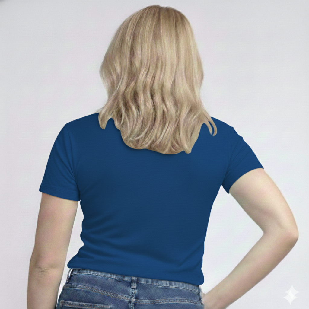 V-Neck Short Sleeve  Custom Sized T-shirt