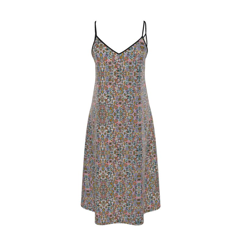 Flowers on Painted Wall Dress