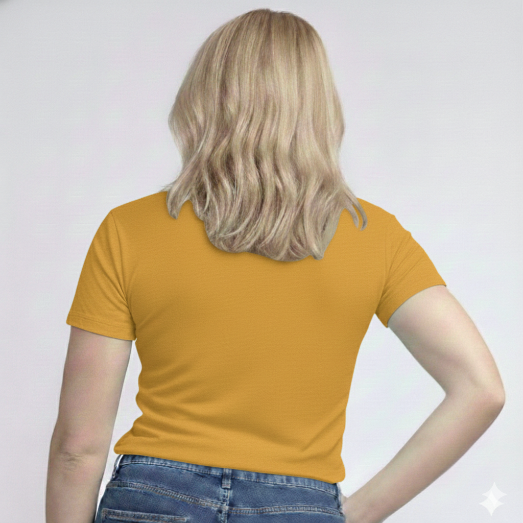 V-Neck Short Sleeve  Custom Sized T-shirt