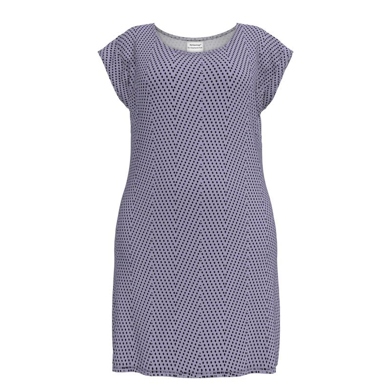 Lovely Lucy Ladies  Fitted T- shirt dress,