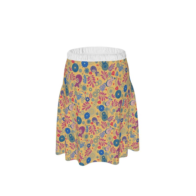 Drawstring  Midi skirt
