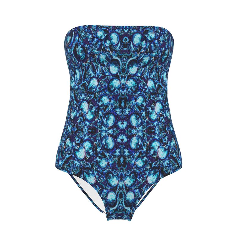 Under the sea Strapless Swim Suit