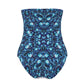 Under the sea Strapless Swim Suit