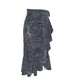Black & Tan  Flouncy. Flouncy Skirt  Limited editions Midi SKirt