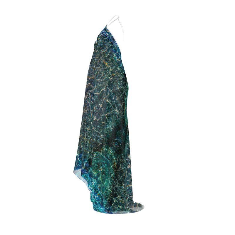 Mermaids Beware! Backless Halter Dress