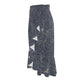 Black & Tan Ruffle trimed Flouncy Skirt