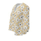 Golden Medalion Split Neck Women's Blouse