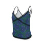 Teal Flowering Cami Top