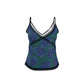 Teal Flowering Cami Top