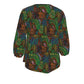 Swirling Poofs & Craters womens blouse