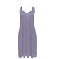 Zig & Zag Sleeveles Midi Dress