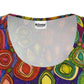 Radiant rainbow T-shirt dress up to size 4XL