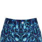 Sea Bubbles Underwater Denim Midi skirt