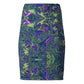 Electric Waves of Mardi Gras Party Skirt