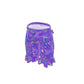 Fluttery wrap skirt with Ruffles, Purple Pathology
