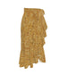 Golden Sands Flouncy Ruffled Skirt