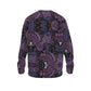 Poufs and Swirls Purple Sweatshirt