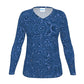 Blue Vibrations Long Sleeve Top