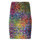 Radiant Rainbow Pencil skirt