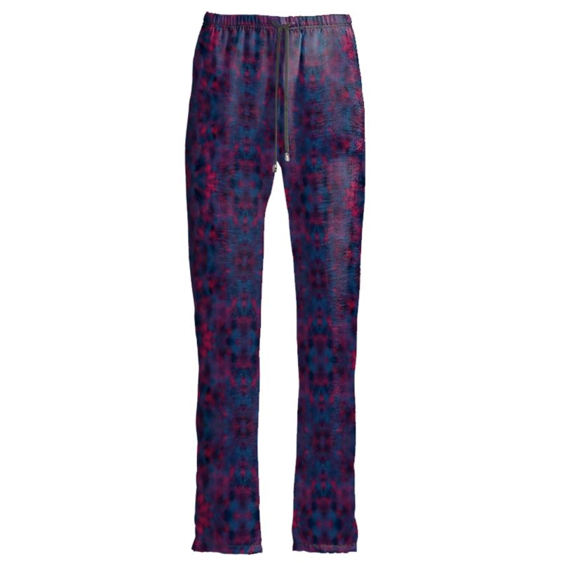 Tie dye design on trousers b