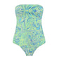 Minty Green Spearmint Strapless Bathing suit